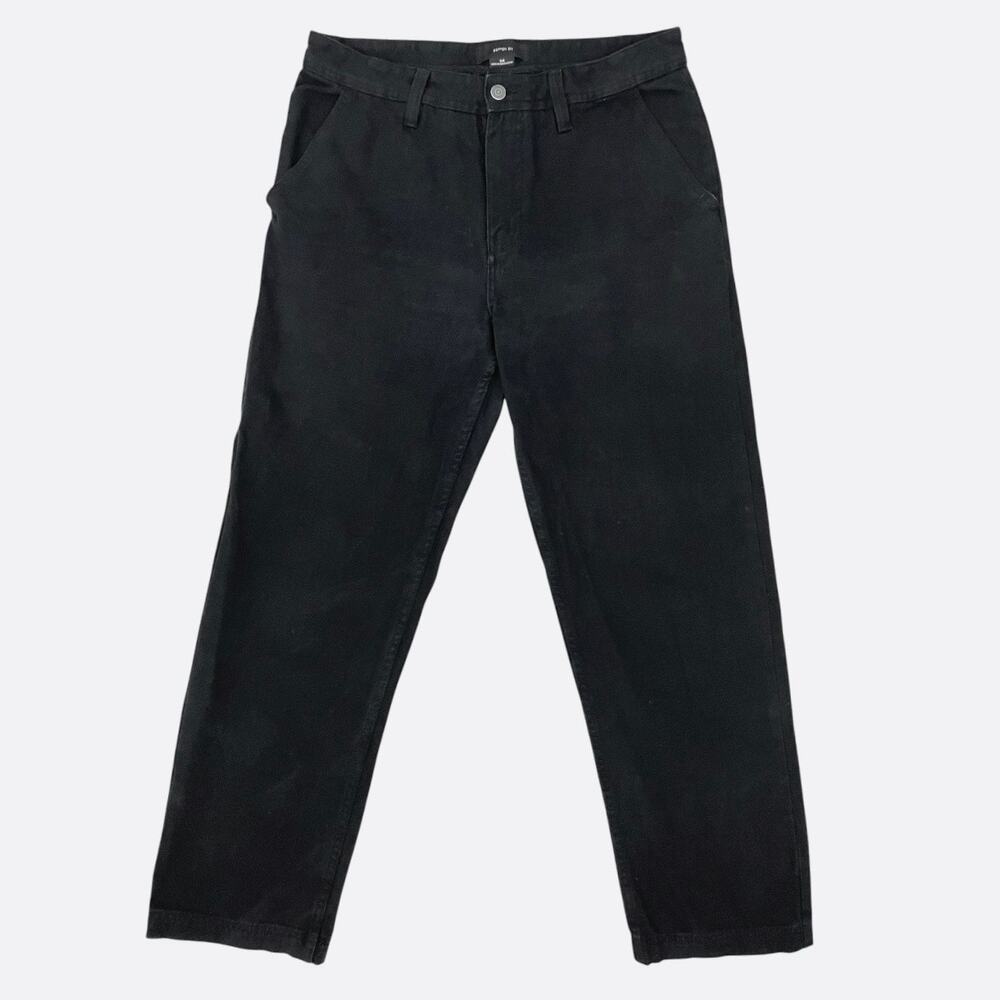 Cotton On Mens Black Straight Leg Jeans